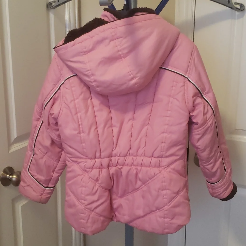 Protection‎ System Water & Wind Resistant  Girl's Hooded Winter Fleece Co…